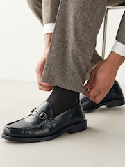 Black Box Leather Snaffle Loafers - Image 1 of 7
