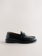 Black Box Leather Snaffle Loafers - Image 4 of 7