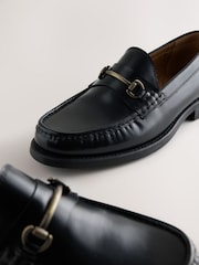 Black Box Leather Snaffle Loafers - Image 5 of 7