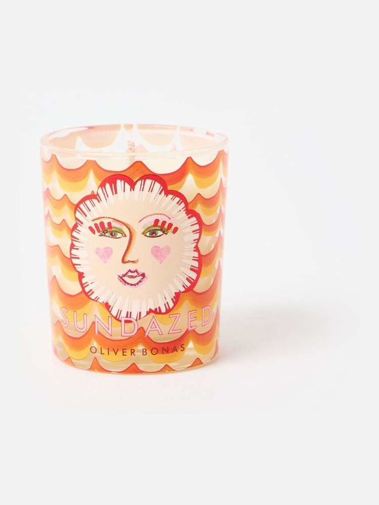 Oliver Bonas Orange Sundazed Mango & Coconut Scented Candle - Image 1 of 4 Oliver Bonas Orange Sundazed Mango & Coconut Scented Candle - Image 1 of 4