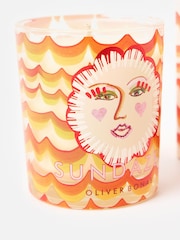 Oliver Bonas Orange Sundazed Mango & Coconut Scented Candle - Image 3 of 4