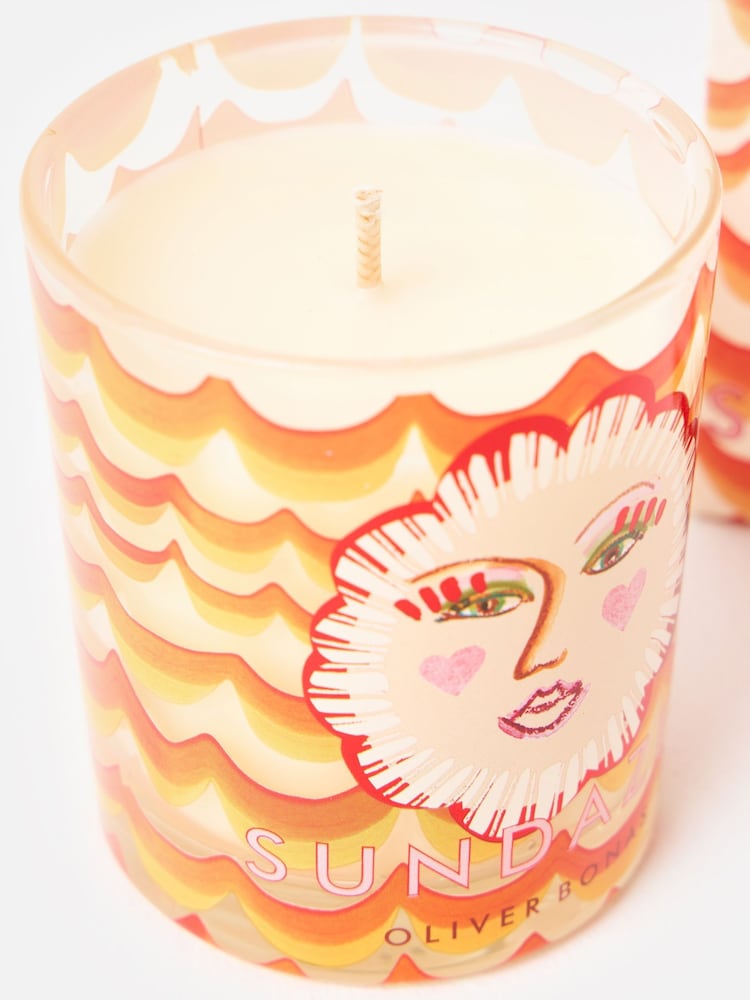 Oliver Bonas Orange Sundazed Mango & Coconut Scented Candle - Image 4 of 4 Oliver Bonas Orange Sundazed Mango & Coconut Scented Candle - Image 4 of 4