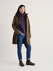 Seasalt Cornwall Purple Last Boat Sweatshirt - Image 3 of 5