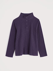 Seasalt Cornwall Purple Last Boat Sweatshirt - Image 4 of 5