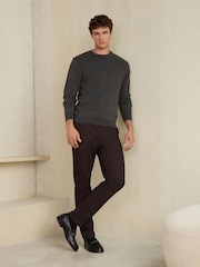 Pourpre foncé - Motionflex Thermogen Chino Trousers - Image 1 sur 7
