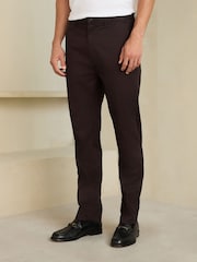 Pourpre foncé - Motionflex Thermogen Chino Trousers - Image 3 sur 7