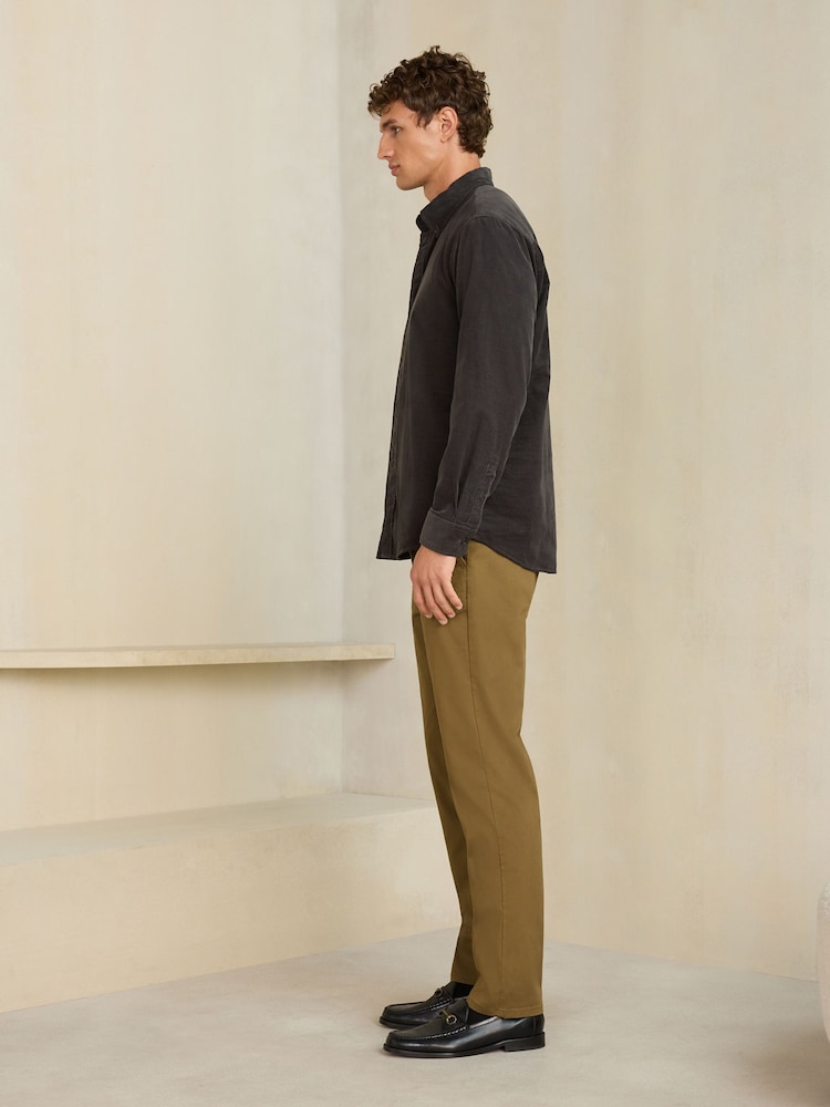 Vert olive - Motionflex Thermogen Chino Trousers - Image 2 sur 7