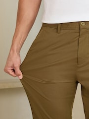 Vert olive - Motionflex Thermogen Chino Trousers - Image 6 sur 7