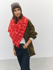 Pink/Red Checked - Шарф средней плотности - Изображение 1 5