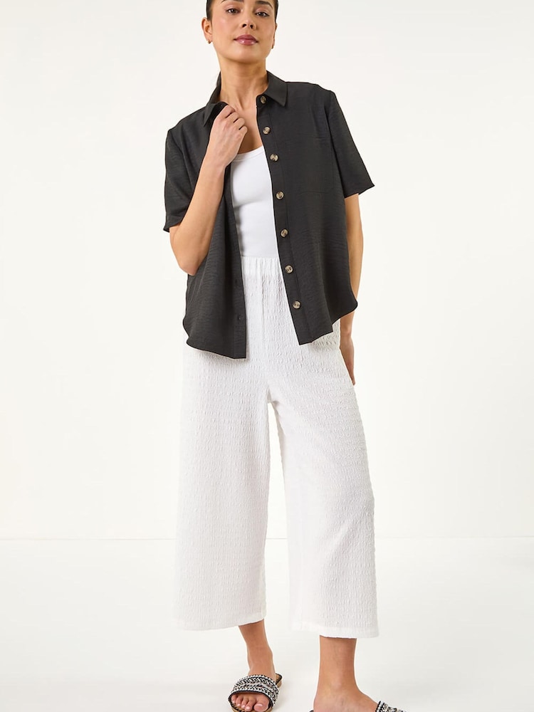 Roman Black Petite Button Up Pocket Shirt - Image 2 of 5