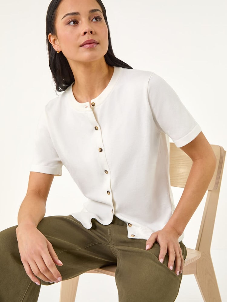 לבן - Roman קרדיגן מכופתר - תמונה 1 מתוך 5