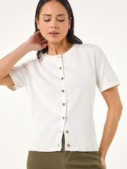 לבן - Roman קרדיגן מכופתר - תמונה 2 מתוך 5