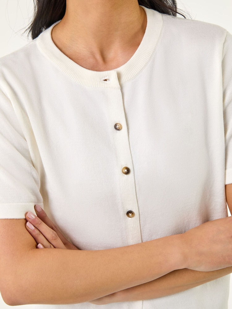 לבן - Roman קרדיגן מכופתר - תמונה 5 מתוך 5