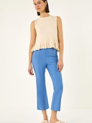 Azul cielo - Roman Seam Detail Trousers - Imagen 2 de 5