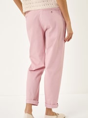 Roman Pink Plain Cotton Chino Trousers - Image 3 of 5
