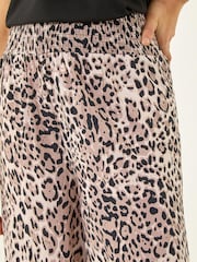 Roman Natural Animal  Print Paisley Wide Leg Trousers - Image 5 of 5