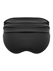 Pour Moi Black Roll Top Tulum Luxe Matte Bikini - Image 4 of 4