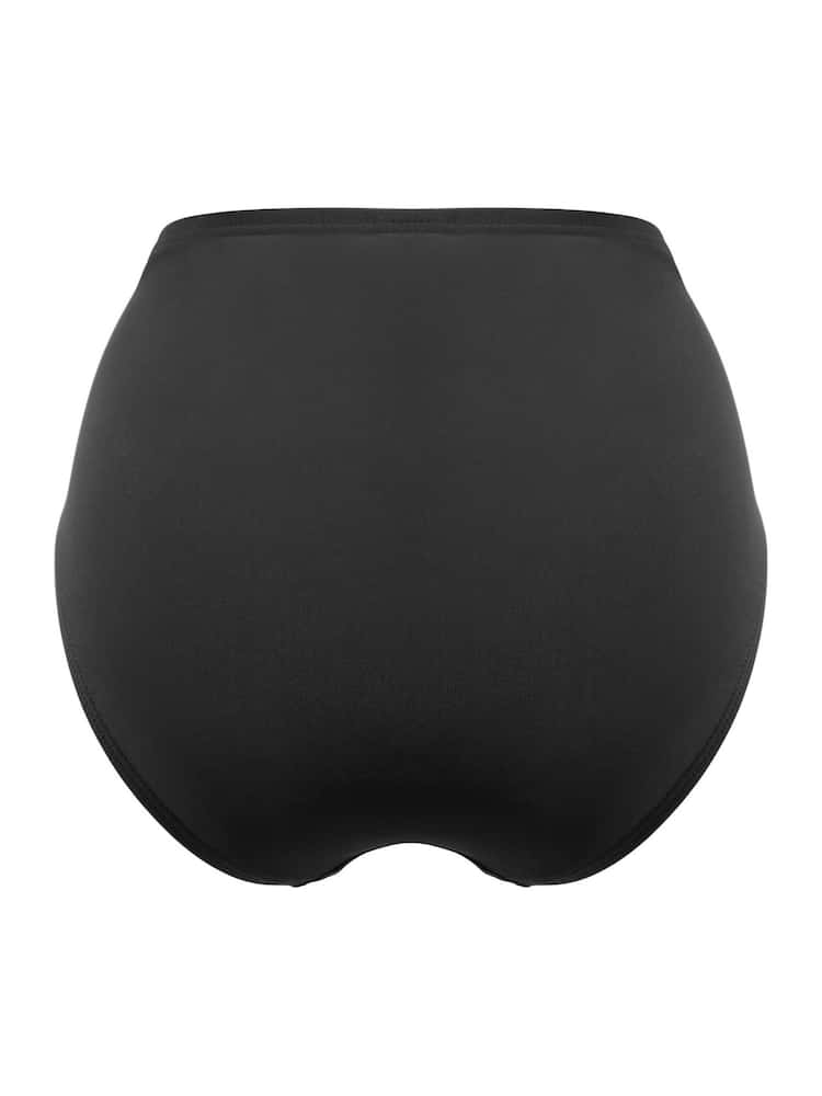 Pour Moi Black High Waist Tulum Luxe Matte Bikini - Image 4 of 4 Pour Moi Black High Waist Tulum Luxe Matte Bikini - Image 4 of 4