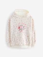 Cath Kidston Cream Ditsy Hoodie (1.5-10yrs) - Image 1 of 5