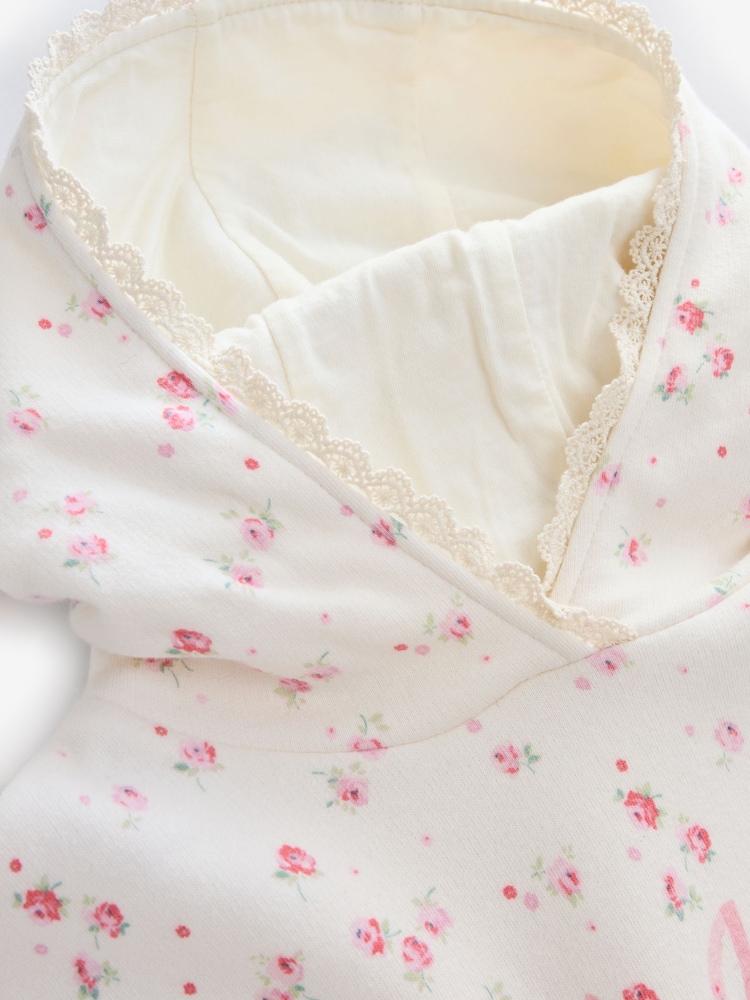 Cath Kidston Cream Ditsy Hoodie (1.5-10yrs) - Image 5 of 5 Cath Kidston Cream Ditsy Hoodie (1.5-10yrs) - Image 5 of 5