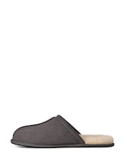 UGG Grey Scuff Slippers - Image 3 of 6