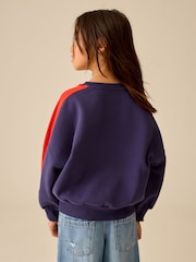 Navy/Red Après Sweatshirt (3-16yrs) - Image 3 of 4