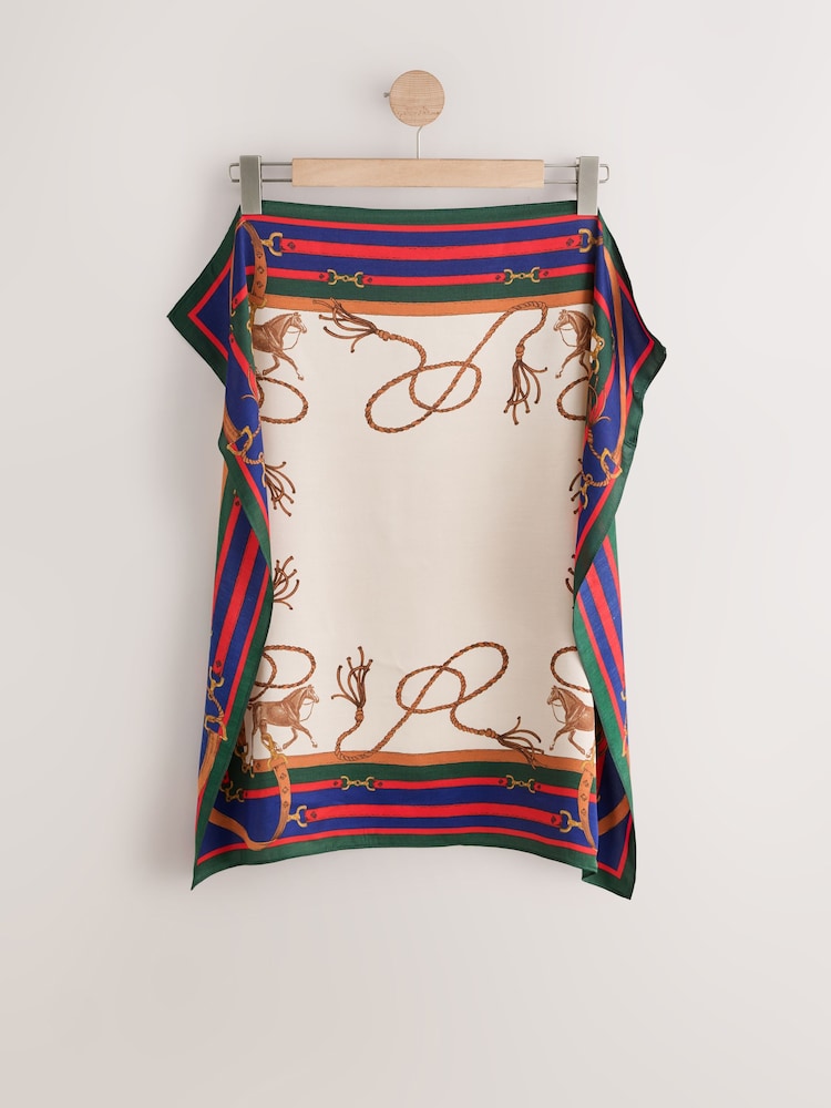 Navy Heritage Lightweight Square Scarf - Image 1 of 4
