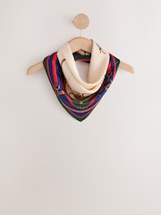 Navy Heritage Lightweight Square Scarf - Image 2 of 4