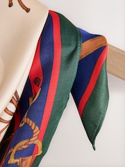 Navy Heritage Lightweight Square Scarf - Image 4 of 4