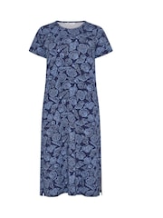 Yours Curve Blue Soft Touch Midaxi Nightdresses 2 Pack - Image 9 of 9