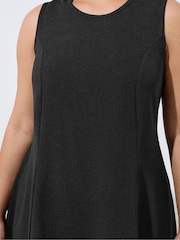 Yours Curve Black Limited Seam Detail Formal Dress - Image 4 of 5