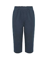Yours Curve Blue Cool Cotton Cropped Trousers 2 Pack - Image 6 of 7