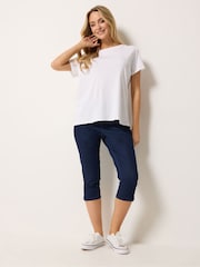 M&Co Blue Denim Capri Jeans - Image 2 of 4