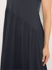 Long Tall Sally Navy Asymmetric Maxi Dress - Image 4 of 5
