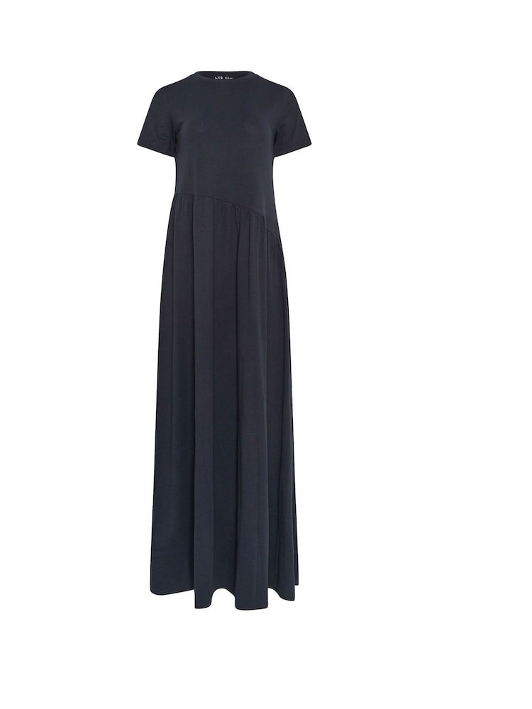 Long Tall Sally Navy Asymmetric Maxi Dress - Image 5 of 5