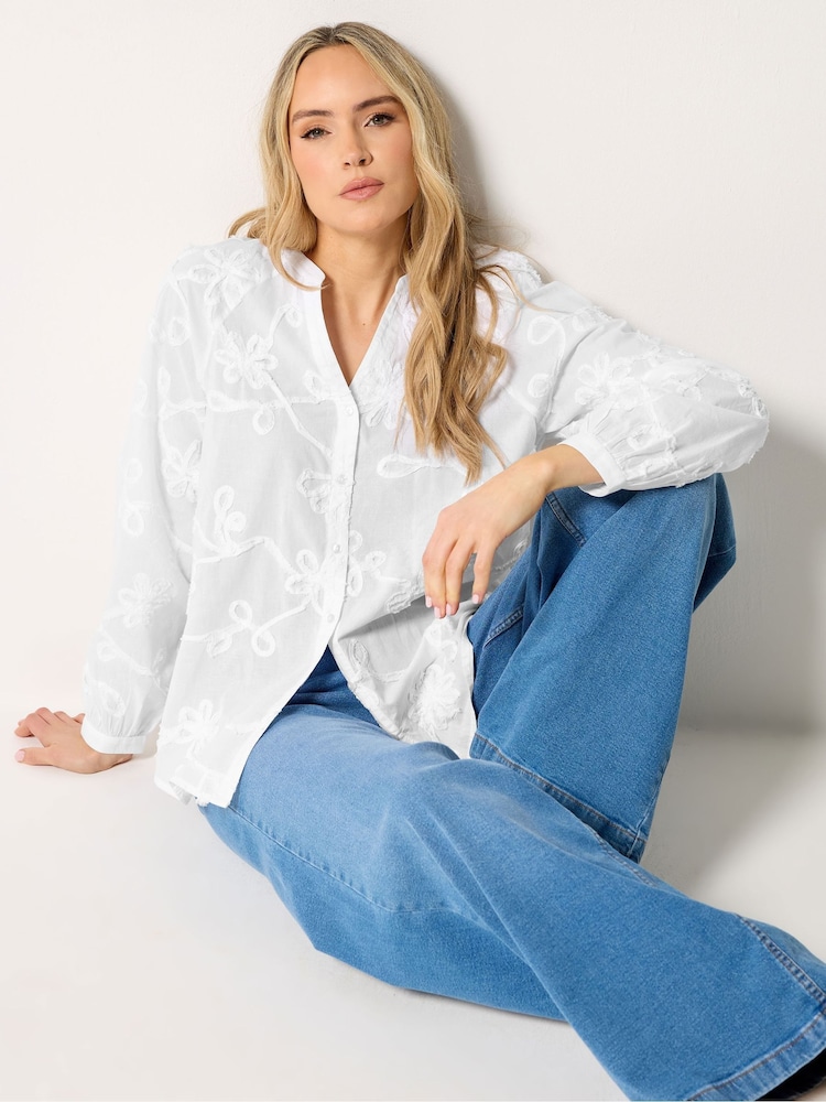Long Tall Sally White Cornelli Shirt - Image 1 of 5