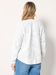 Long Tall Sally White Cornelli Shirt - Image 3 of 5