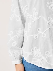 Long Tall Sally White Cornelli Shirt - Image 4 of 5