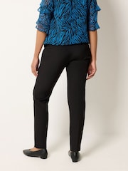 M&Co Black Pintuck Tailored Trousers - Image 3 of 5