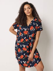 Синий - M&Co Notch Neck Mini Dress - Изображение 1 5