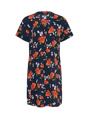 Синий - M&Co Notch Neck Mini Dress - Изображение 5 5