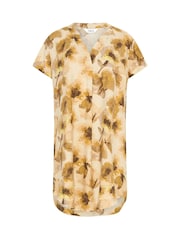 Желтый - M&Co Notch Neck Mini Dress - Изображение 5 5