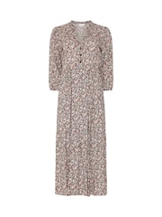 M&Co Pink Tiered Maxi Dress - Image 5 of 5