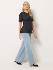 Long Tall Sally Black Seam Detail Top - Image 2 of 5