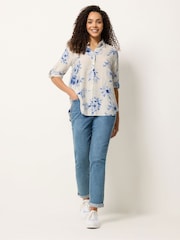 Floral blanc - Chemise à manches M&Co raglan - Image 3 de 5