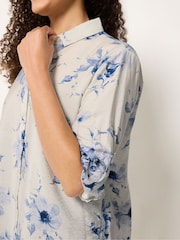 Floral blanc - Chemise à manches M&Co raglan - Image 4 de 5