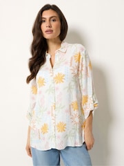 M&Co White Tropical Print Shirt - Image 1 of 5