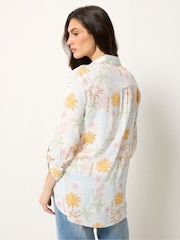 M&Co White Tropical Print Shirt - Image 3 of 5