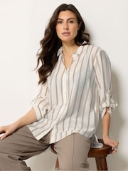 M&Co White Tab Sleeve Shirt - Image 1 of 5