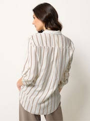 M&Co White Tab Sleeve Shirt - Image 3 of 5